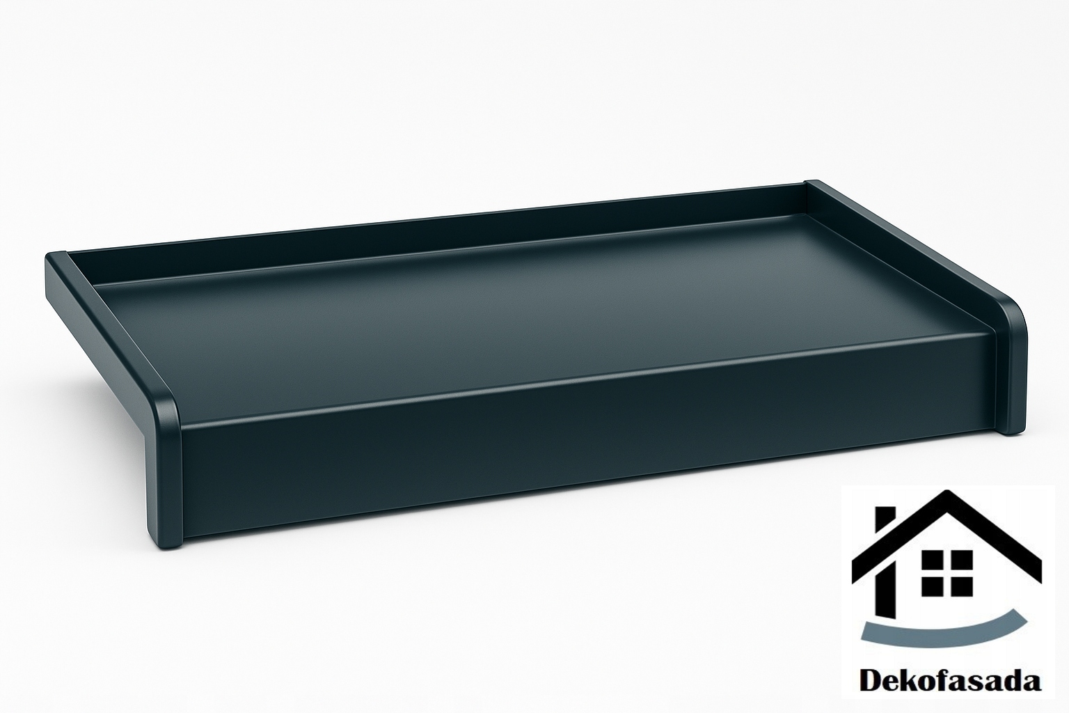 Vnější Hliníkový Parapet Antracit Ral 7016 Profil Standard 140x30 cm