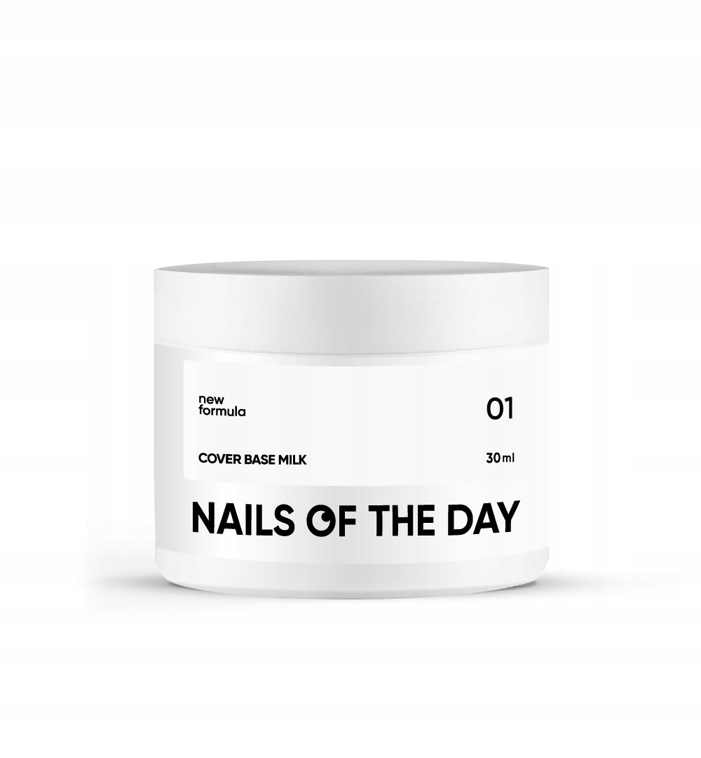 Nailsoftheday Cover base New Milk 01 półprzezroczysta chłodno-mleczna
