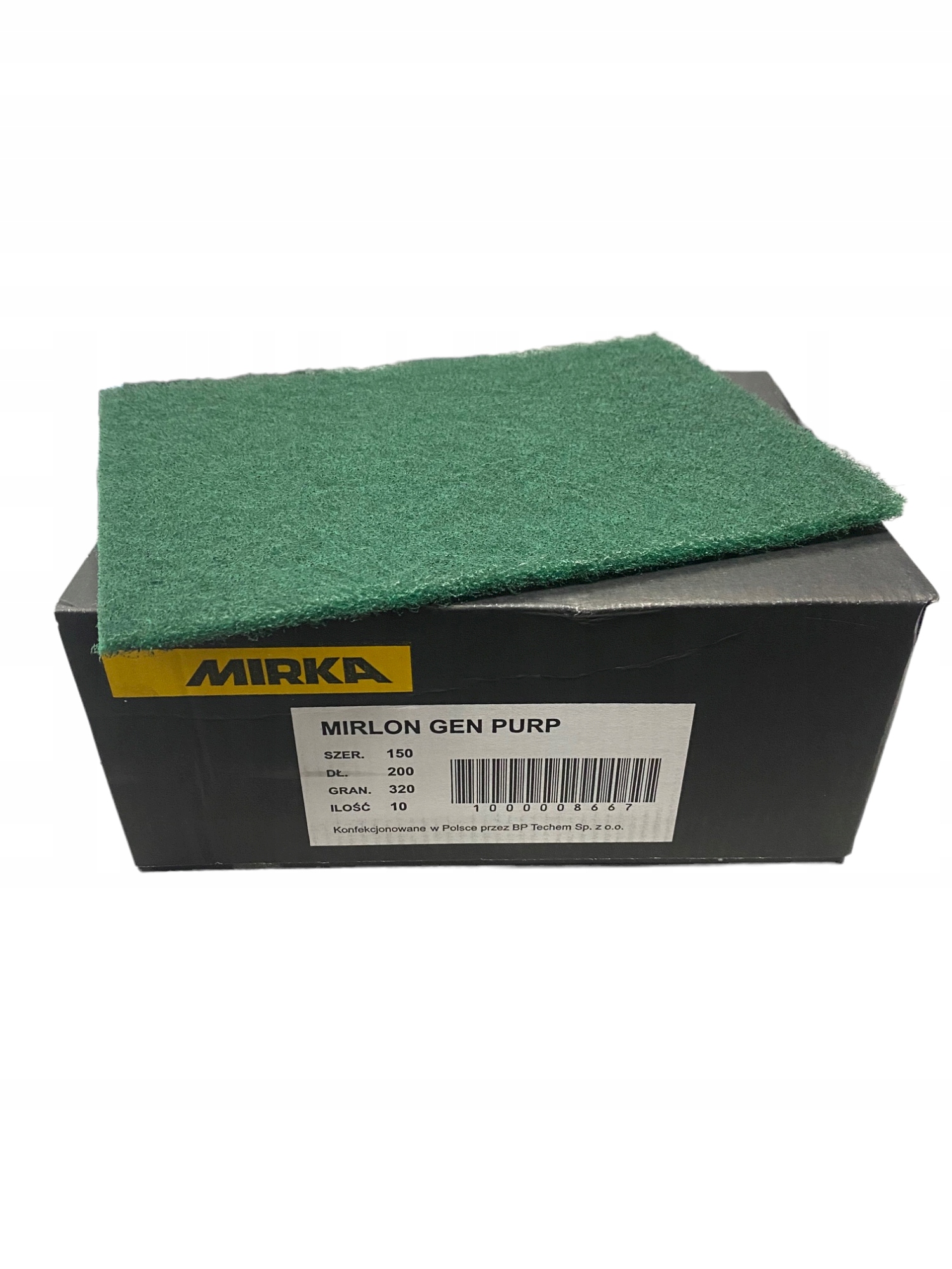 

Mirka Mirlon Włóknina 150x200mm Zielona Gp GR320