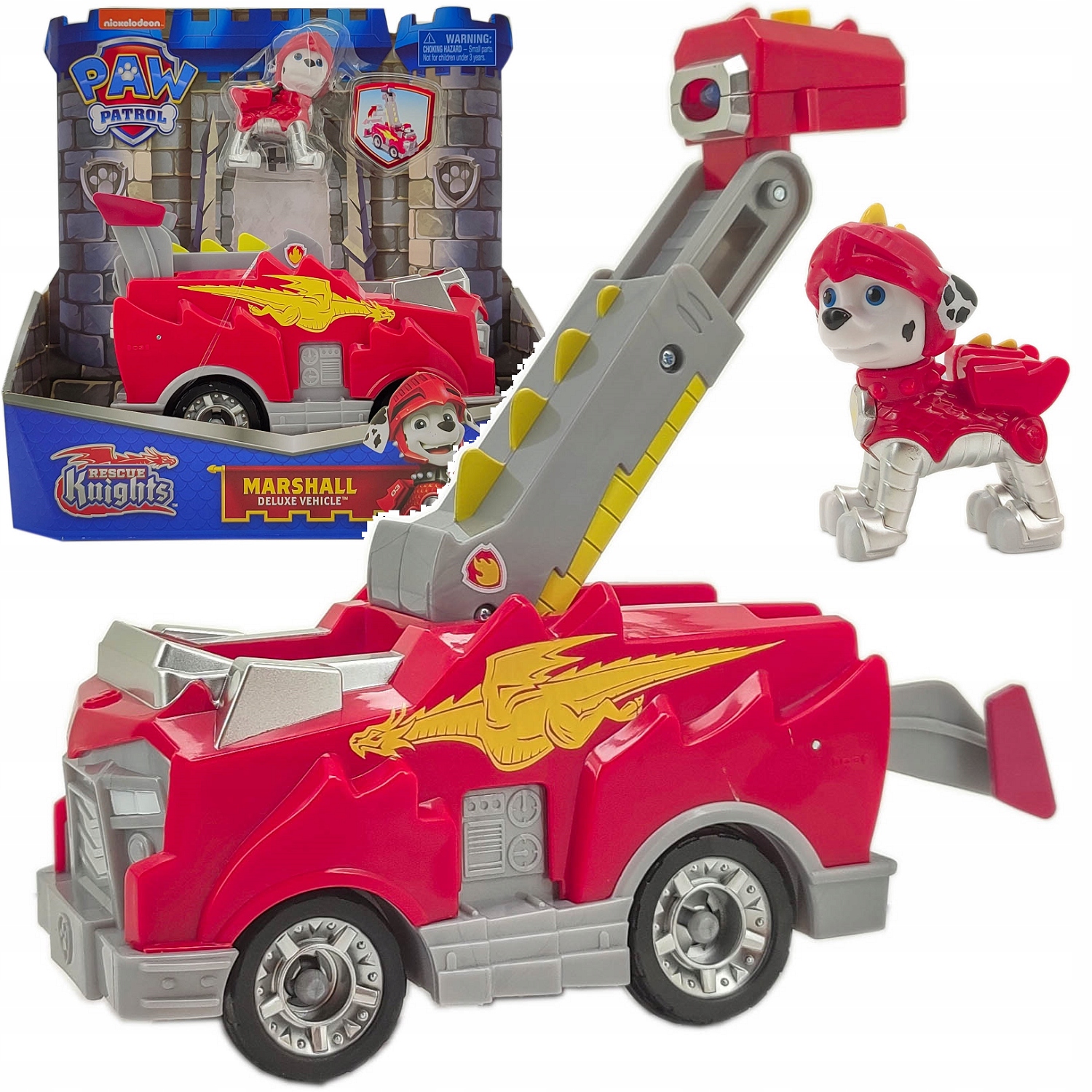 

Psi Patrol Rycerze Knights Marshall Wóz Strażacki