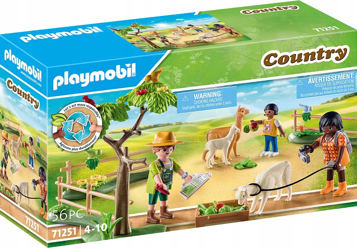 PLAYMOBIL Country WĘDRÓWKA Z ALPAKAMI 71251