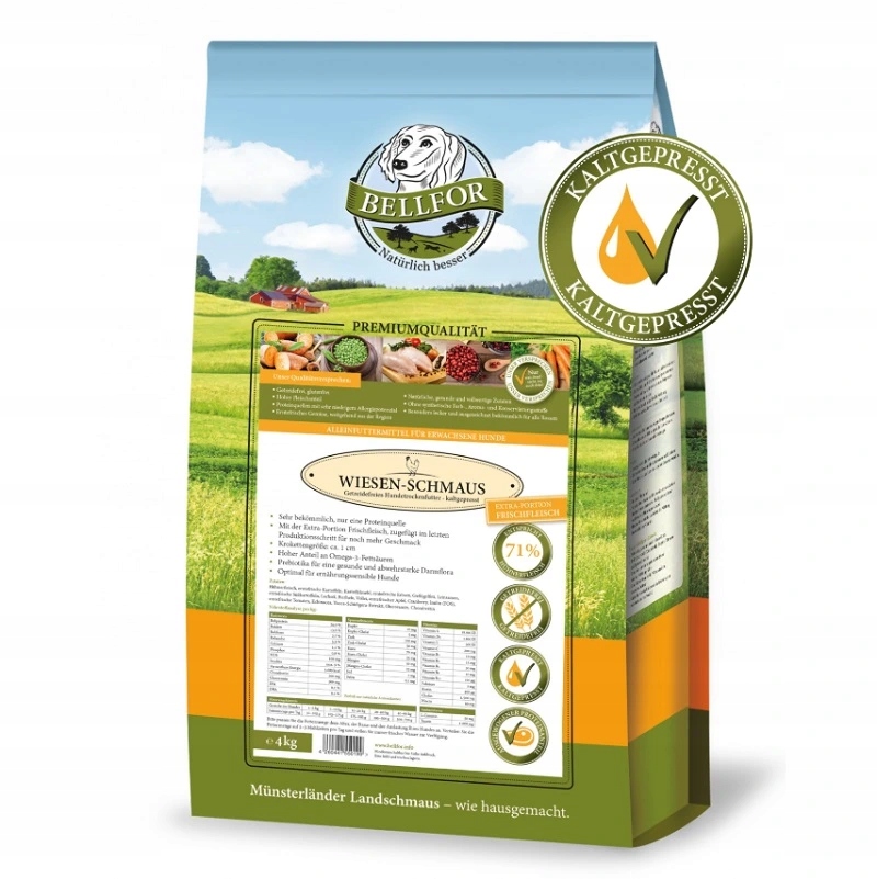 Wiesen Schmaus kuřecí granule za studena lisované 28431/4KG