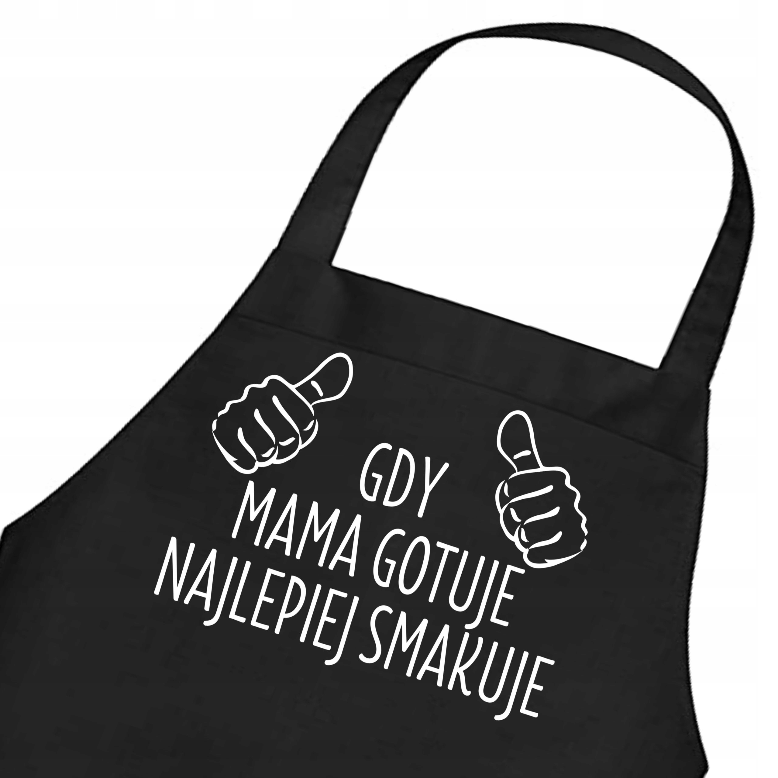 

Fartuch Kuchenny Gdy Mama Gotuje imię