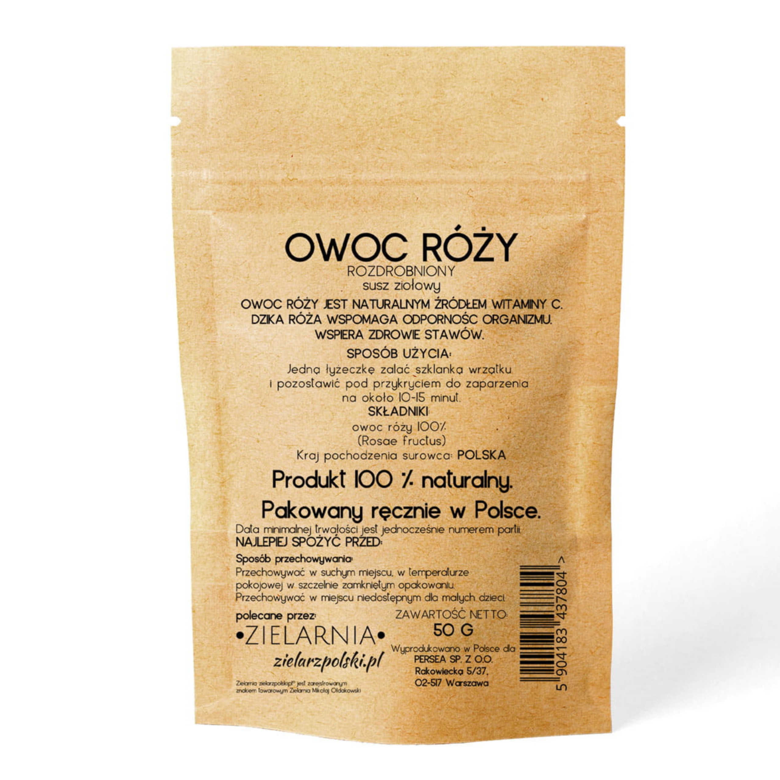 Róża owoc CAŁE OWOCE DZIKIEJ RÓŻY POLSKIE 100% Marka inna