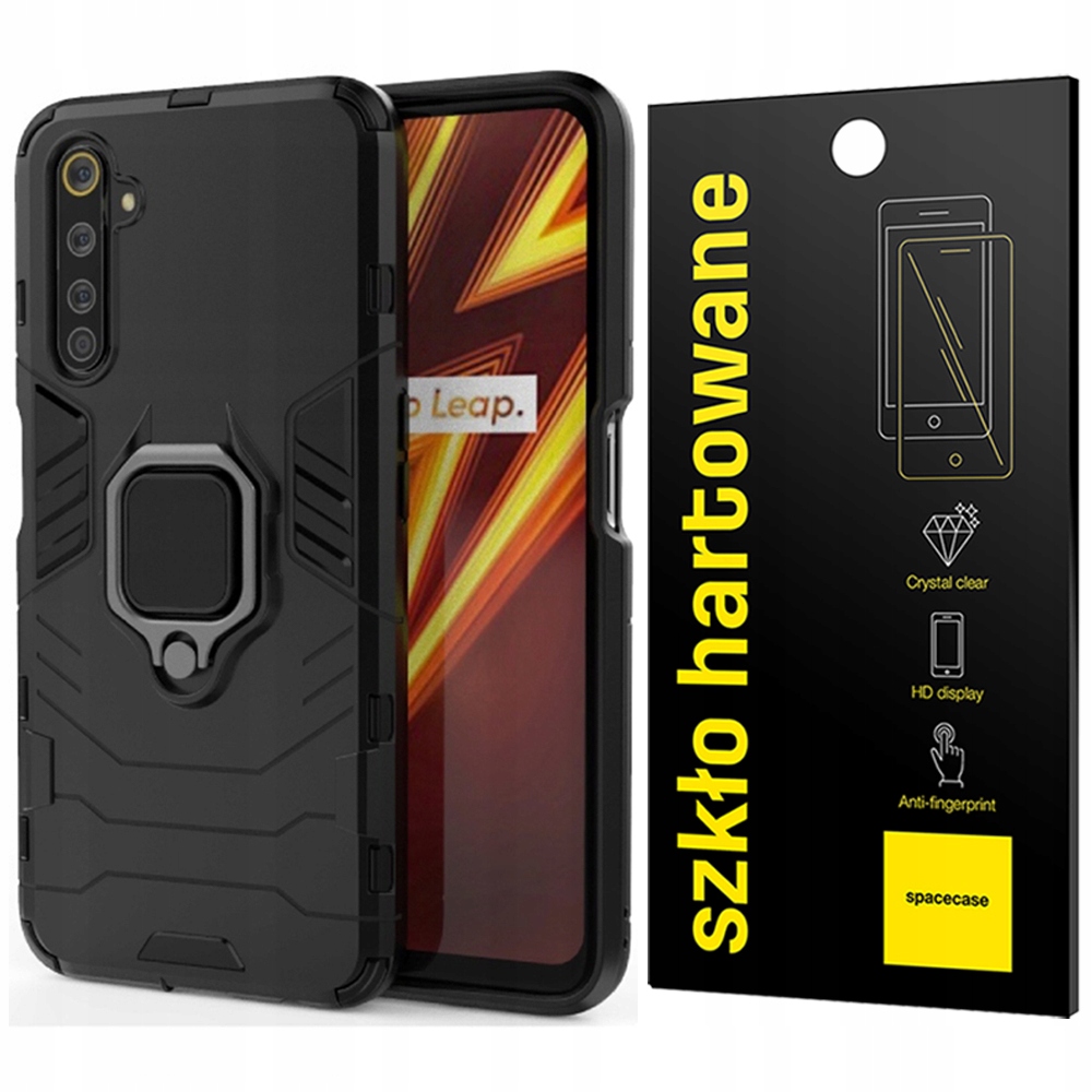 

Etui X-ring Pancerne Do Realme 6 Pełne Szkło