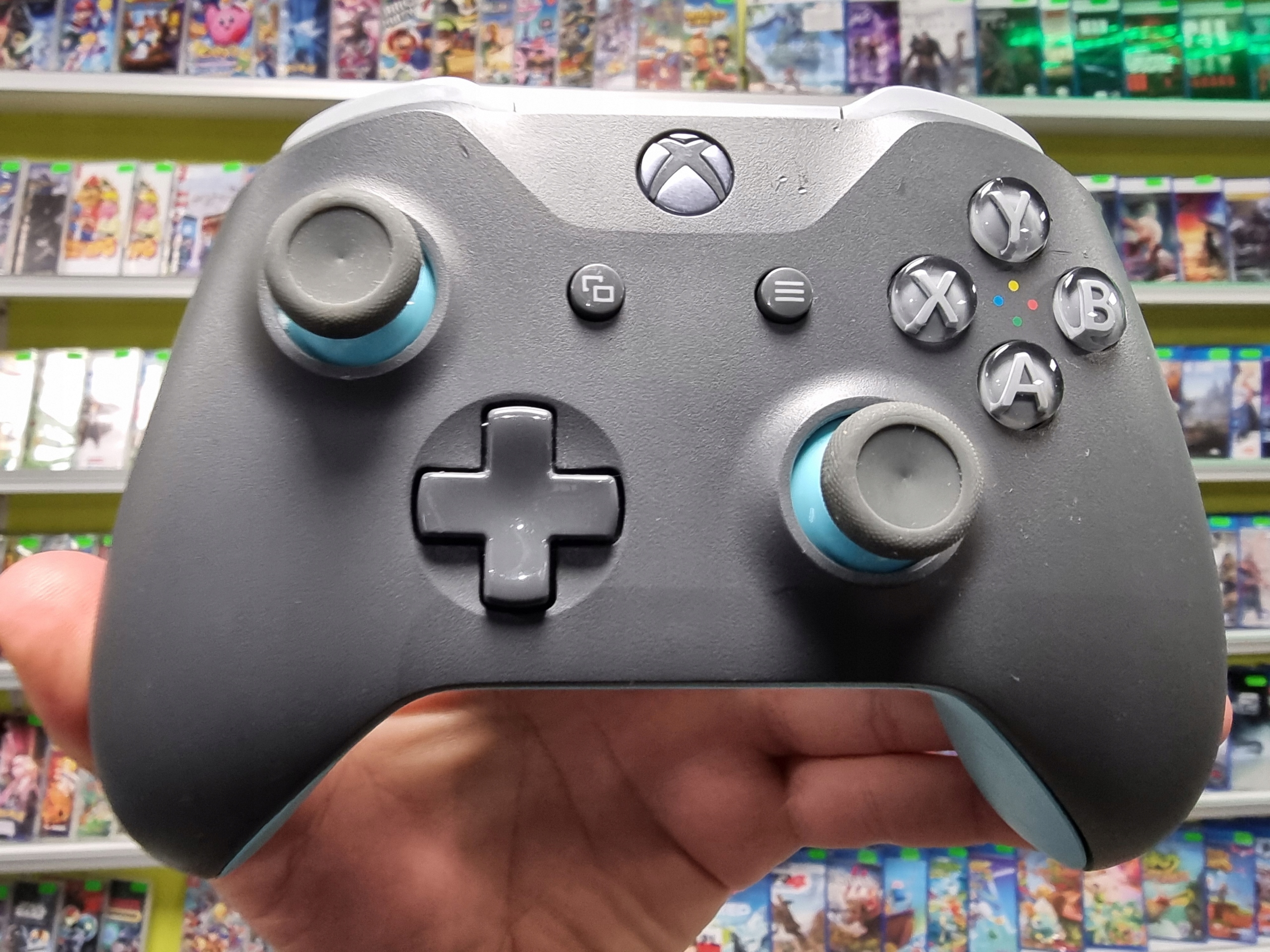 65. ORYGINALNY PAD KONTROLER XBOX ONE SERIES S X PC GREY BLUE LIMITOWANY EAN (GTIN) 889842251272