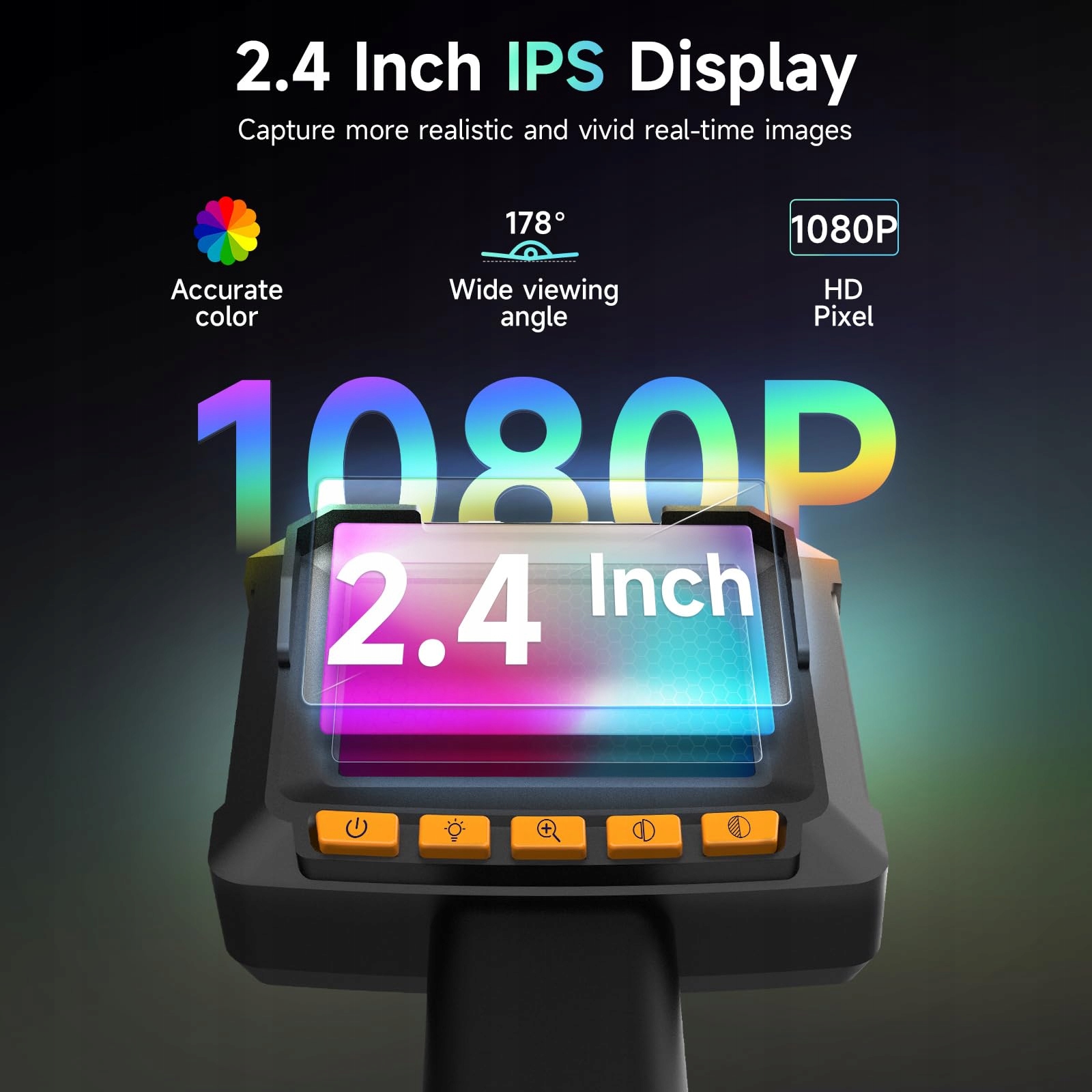 MOMAN EOS1 Kamera Inspekcyjna 1080P HD Endoskop 5m IP67 Wodoodporna — miniatura 2