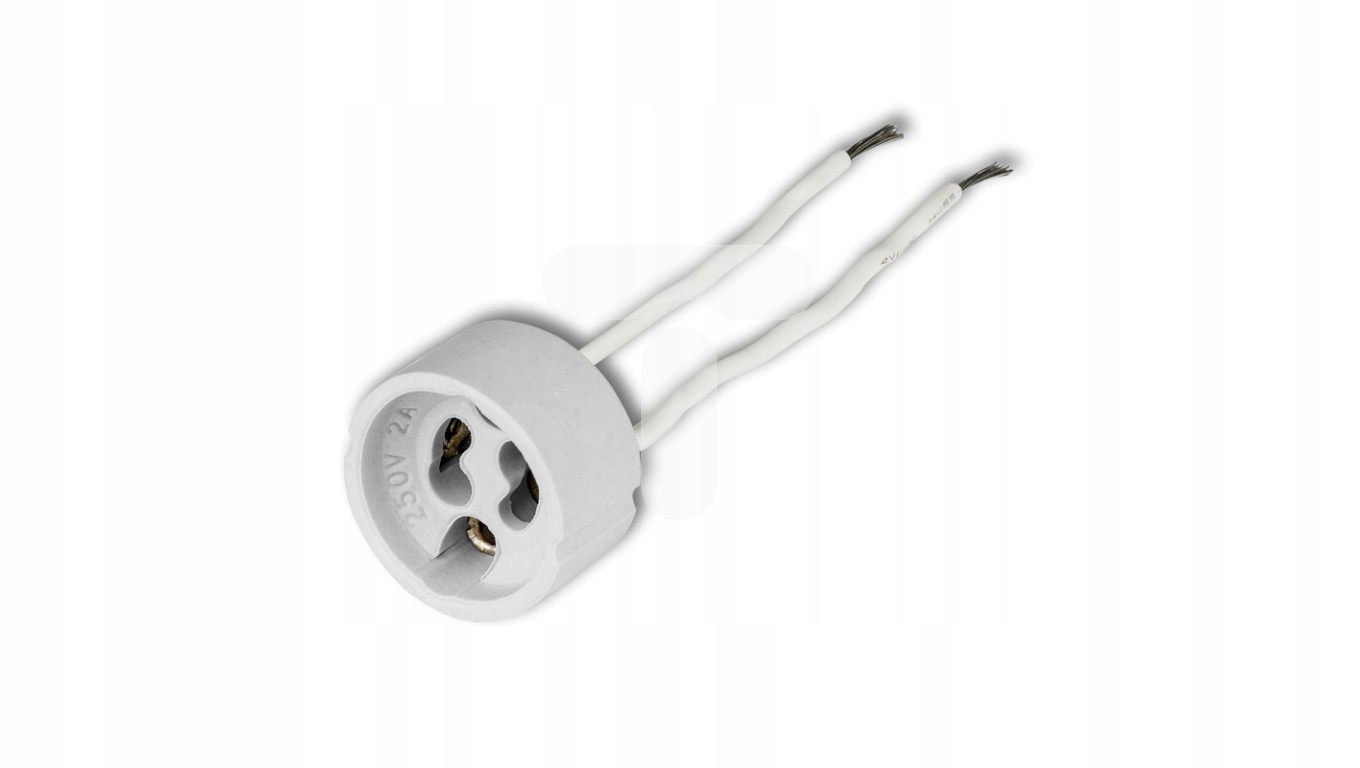 OPRAWKA CERAMICZNA GU10 Z PRZEWODAMI