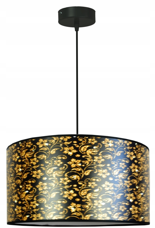 Moderní závěsná stropní lampa, stínidlo s potiskem obývacího pokoje, ložnice, Led