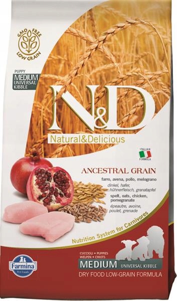 Levně N&d Lg Dog Puppy M/L Chicken & Pomegranate 2,5kg