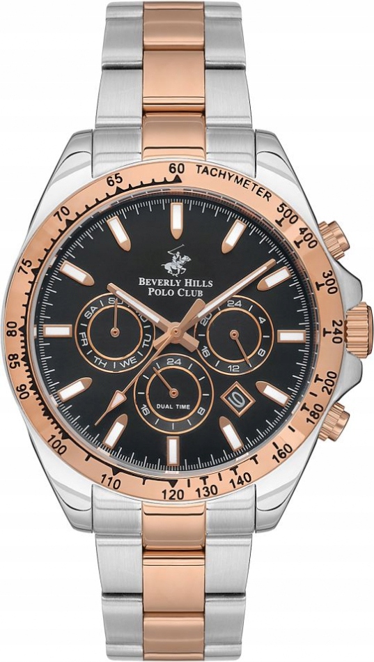 Pánské hodinky Beverly Hills BP3127X.550 růžově zlaté fashion na dárek