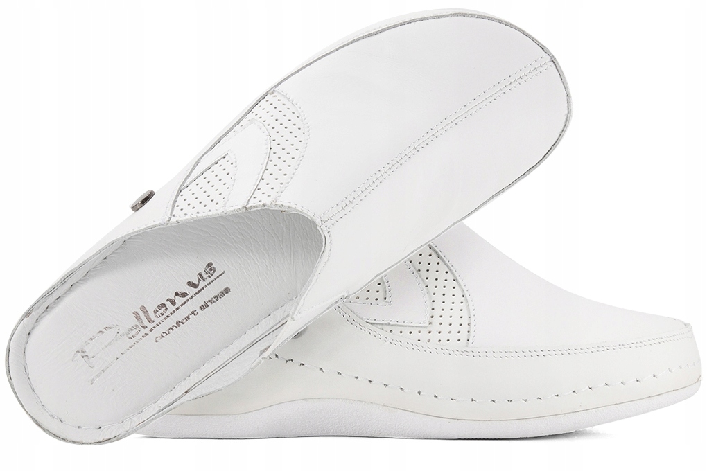 Pollonus 0624 Nazouváky Plné Koturn bílé 41 Bílá