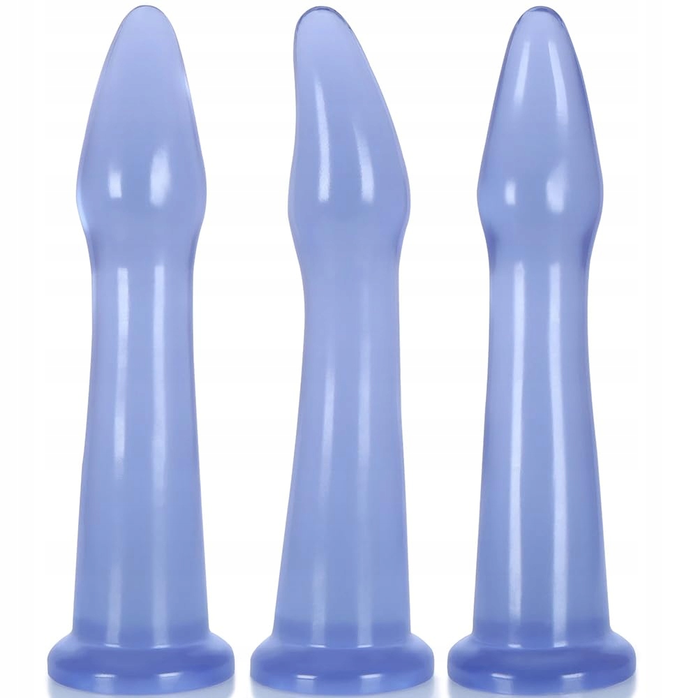 JIXAXE Gigantyczny Korek Analny Dildo 37cm z Przyssawką dla Par Niebieski — miniatura 4
