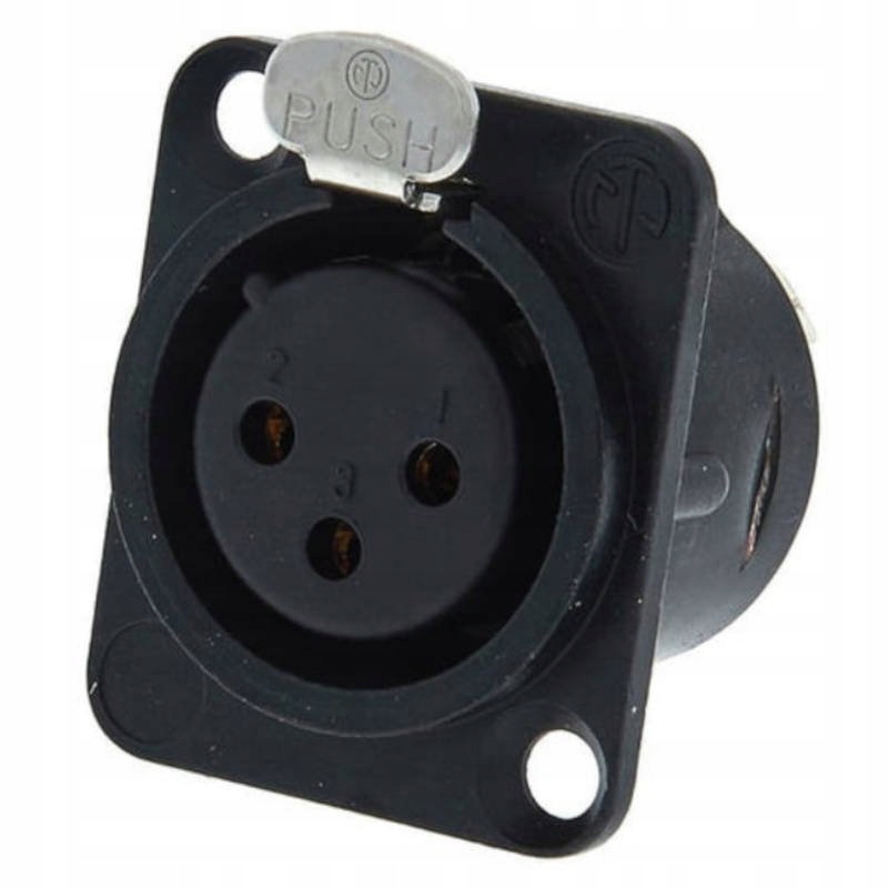 NC3FD-L-B-1 Neutrik gniazdo tablicowe, złącze wtyk