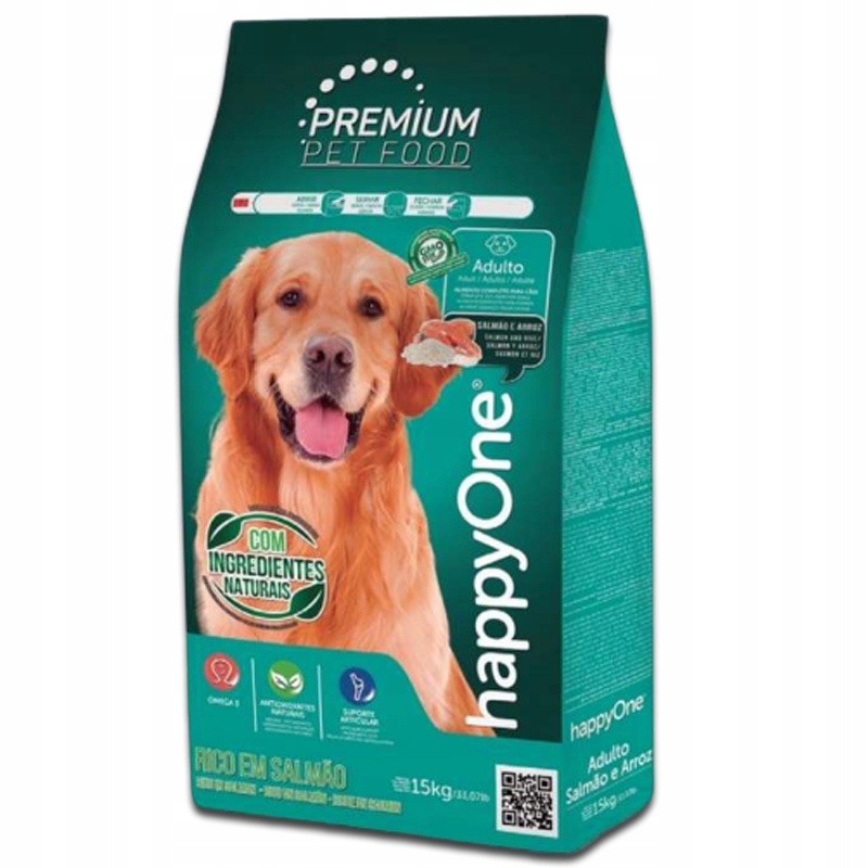 happyOne Rice & Salmon losos/rýže 15 kg