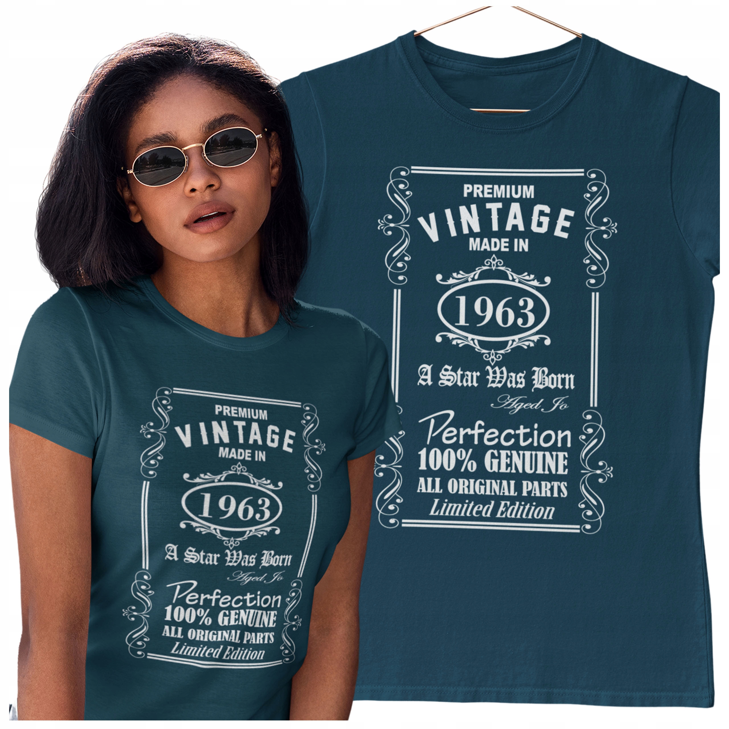 

Koszulka Vintage Dla Kobiety 60URODZINY