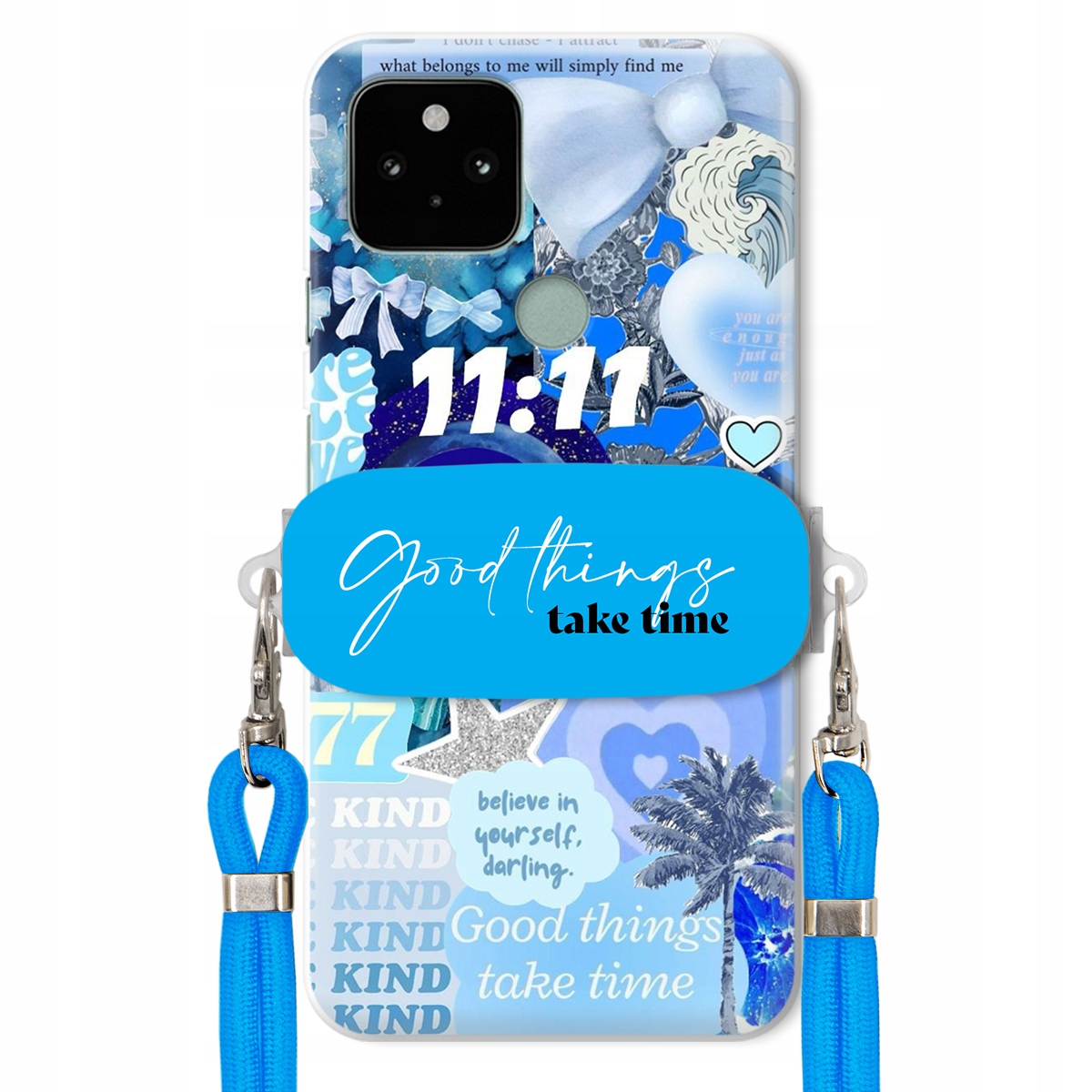 Pouzdro pro Google Pixel 5A Držák Crossbody vodítko Good Things Sea Lata