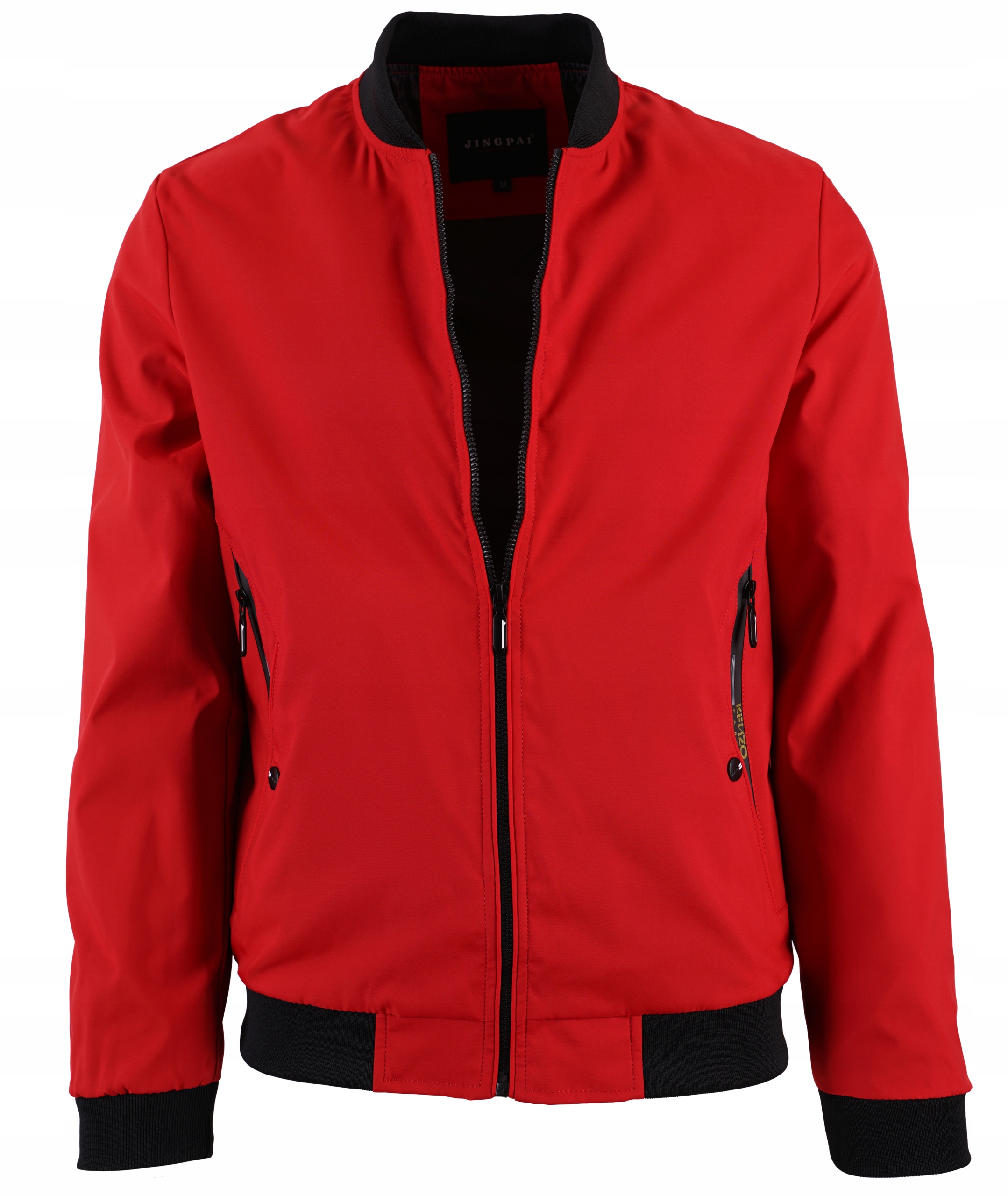 KURTKA MĘSKA PRZEJŚCIOW CIENKA BOMBER CZERWONA 3XL