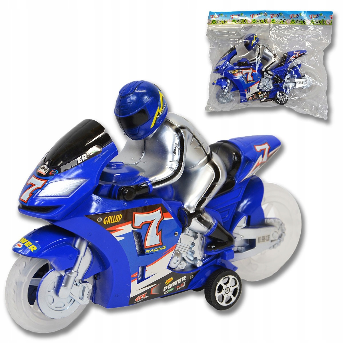 

964371 Pojazd Motor Motocykl Wyścigowy Św/dź