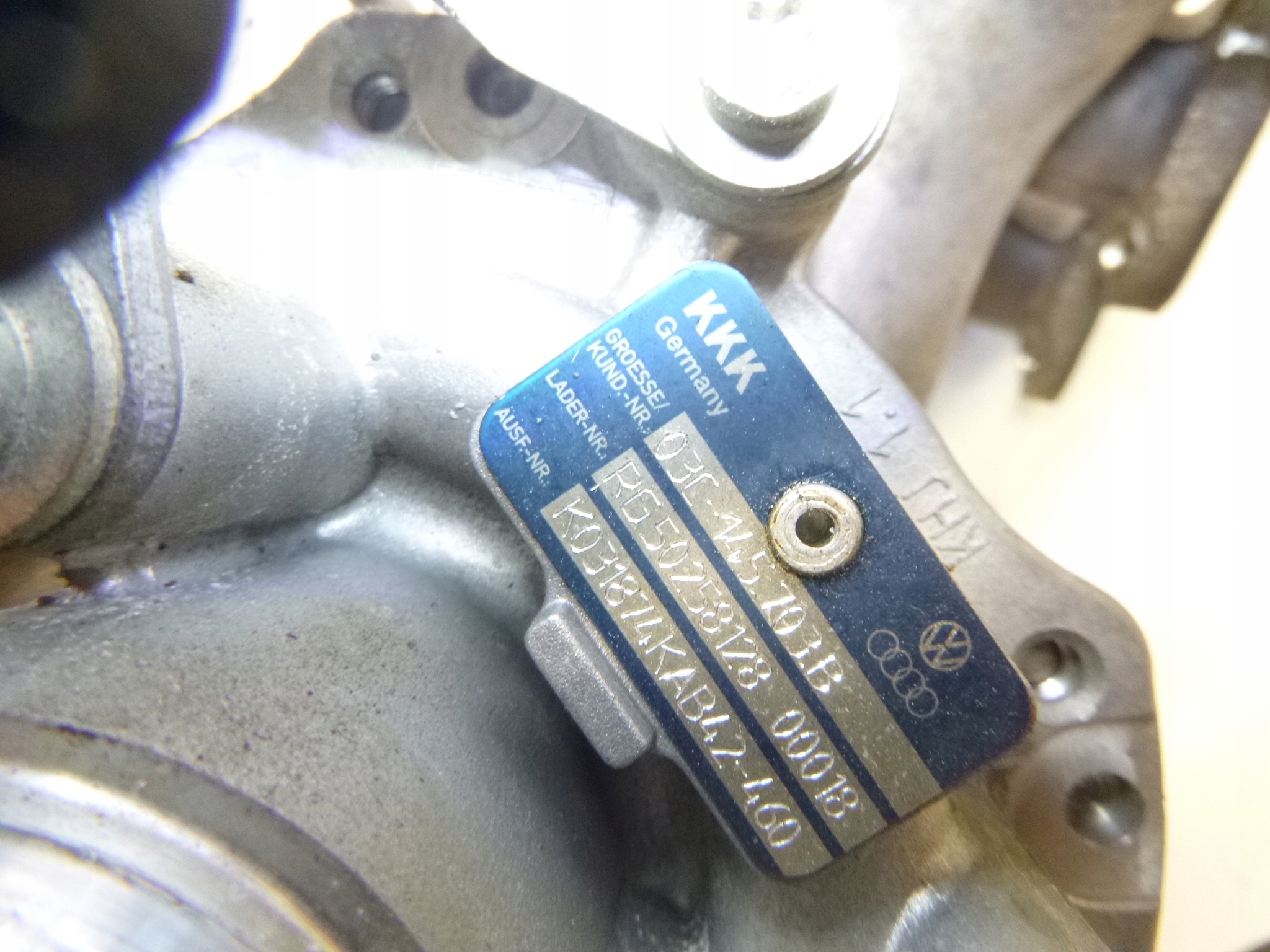 turbo VW PASSAT B6 1.4 2009r. 03C145703B