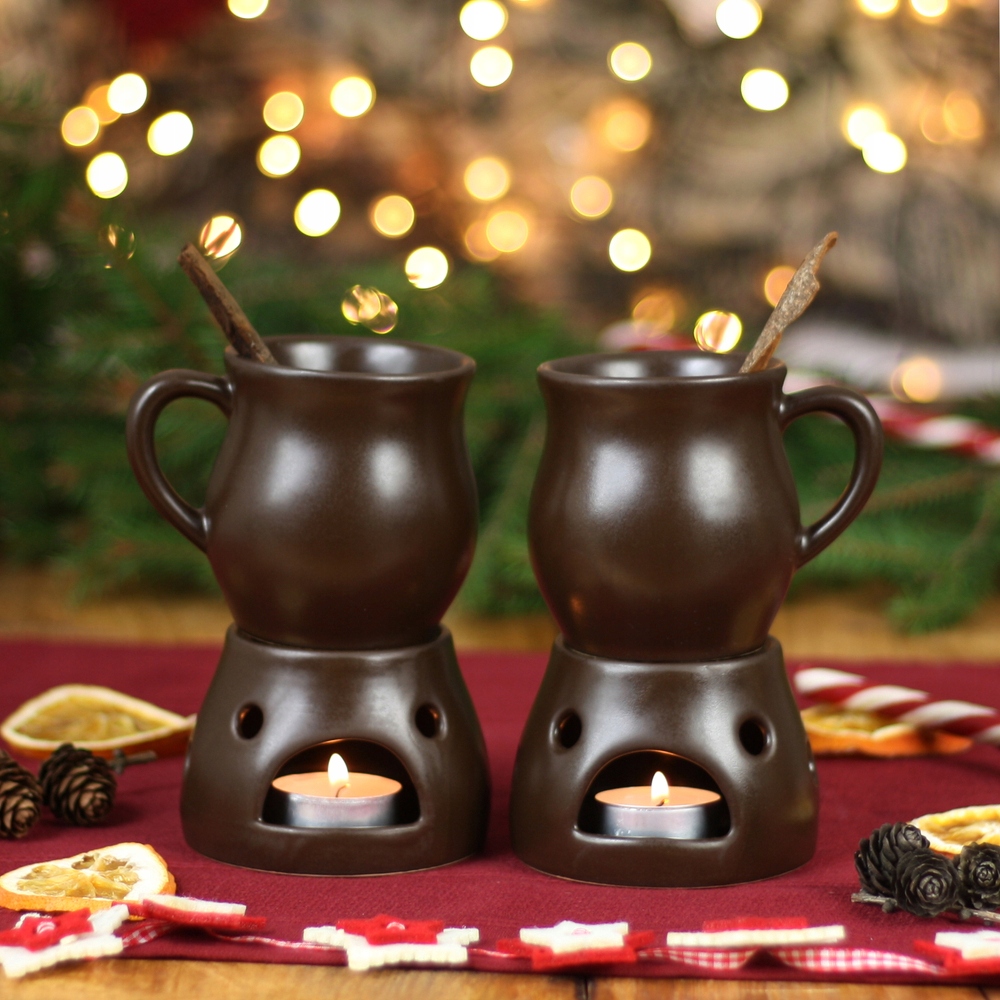 Hrnky na svařené víno sada Krabička dárek