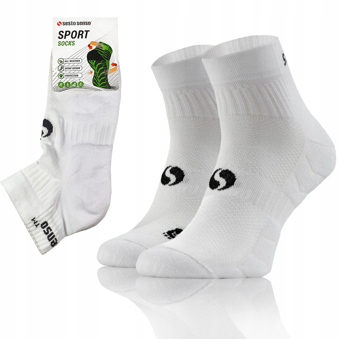 

Skarpety sportowe oddychające Sesto Senso 35-38