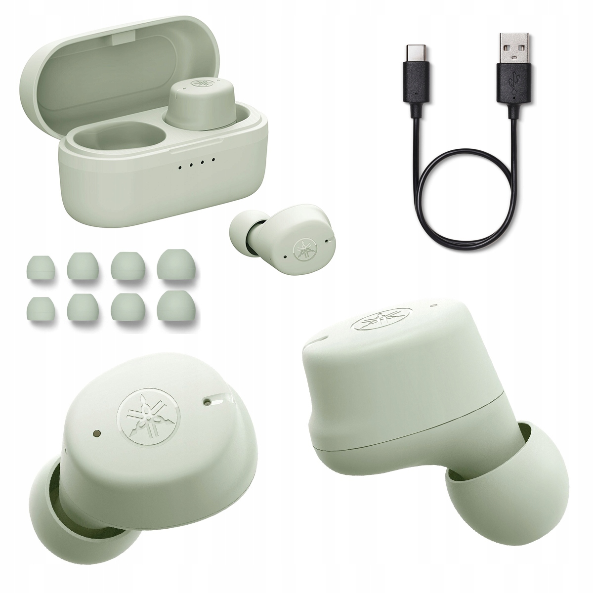 Yamaha TW-E3C Bezdrôtové Slúchadlá True Wireless aptX Adaptive Green
