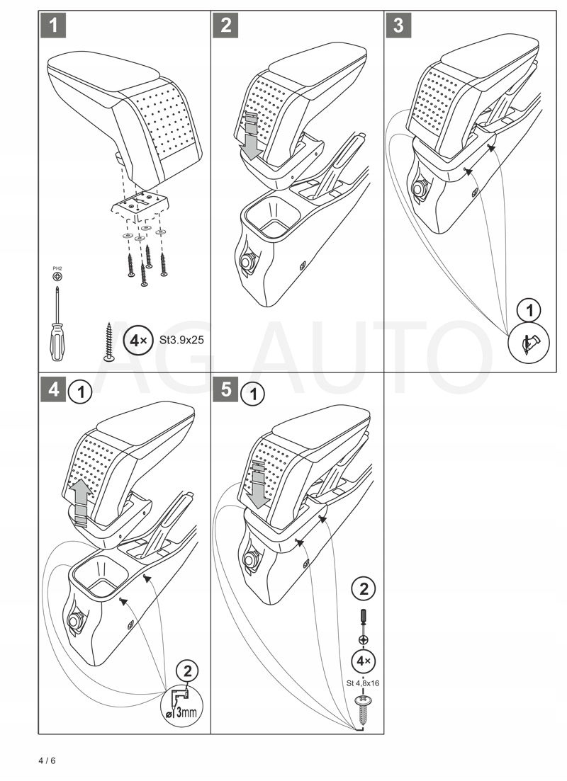 PODLOKIETNIK STANDARD Suzuki Baleno 2016 Part manufacturer Rati