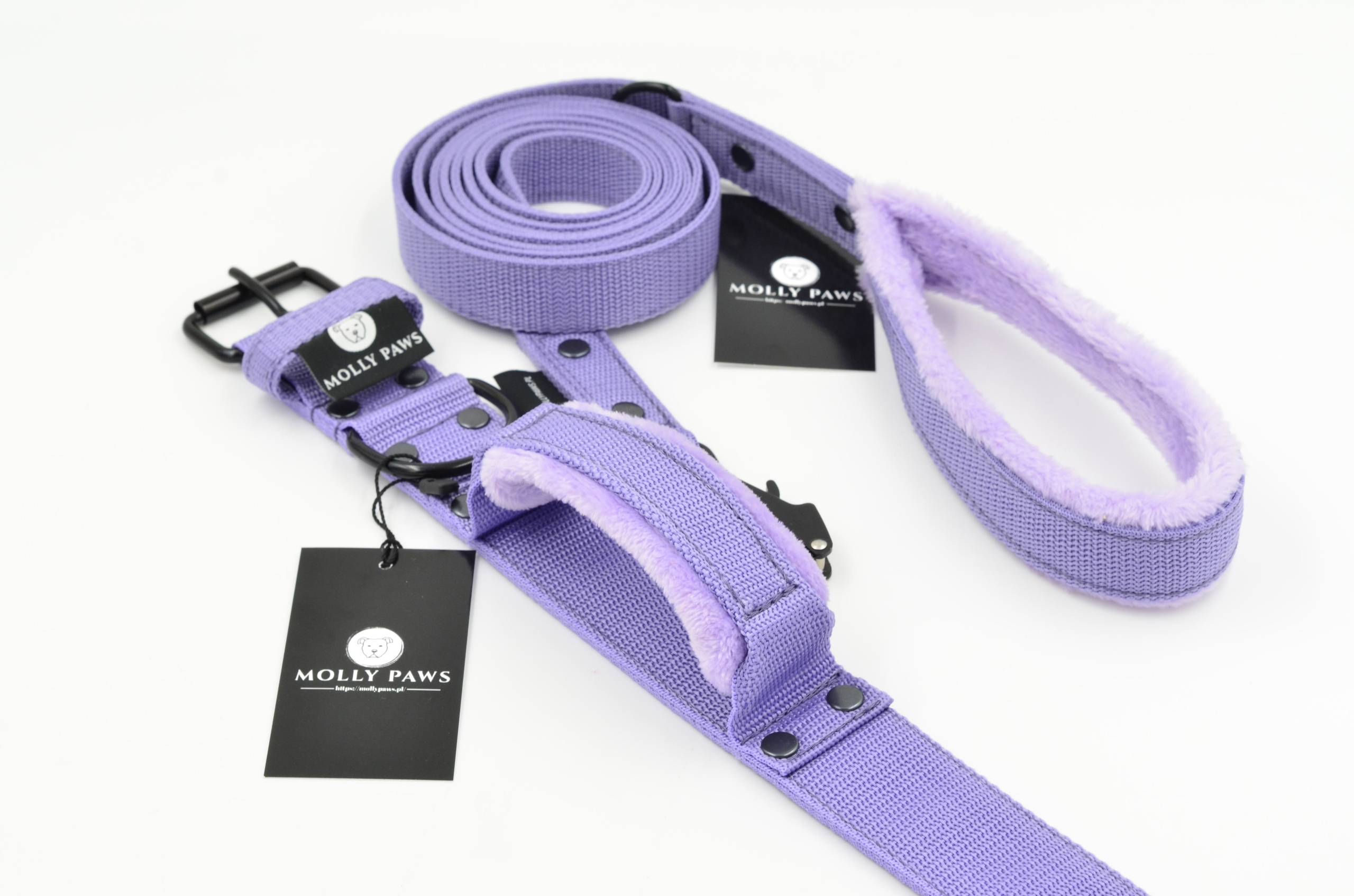 Levně Lehký obojek s úchytem pro psa, šířka 4 cm, šířka 48 cm – 56 cm, tolerance +/- 1 cm