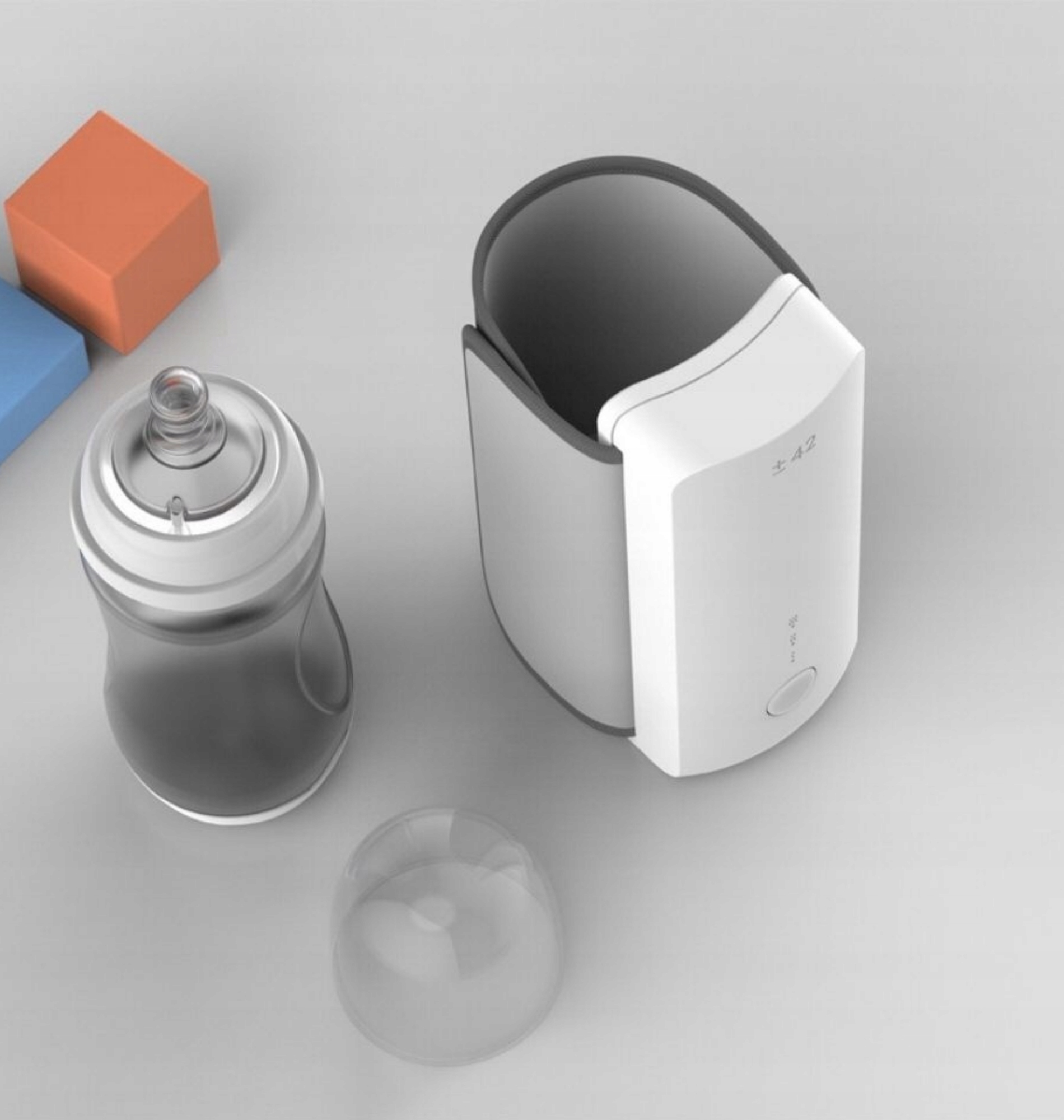 Przenośny podgrzewacz do butelek dla niemowląt Kolor biały