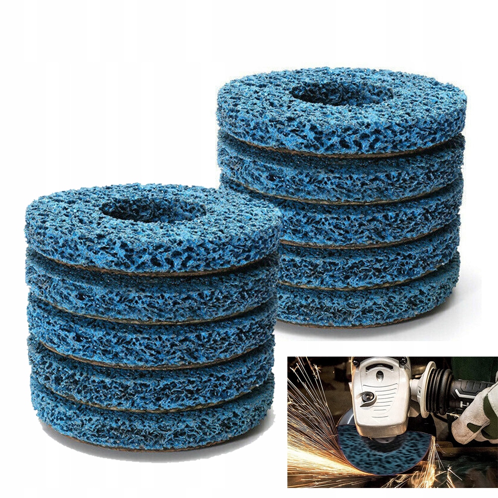 10 Ks Diamantový Brusný Kotouč 125 mm Leštící Kotouč Modrý