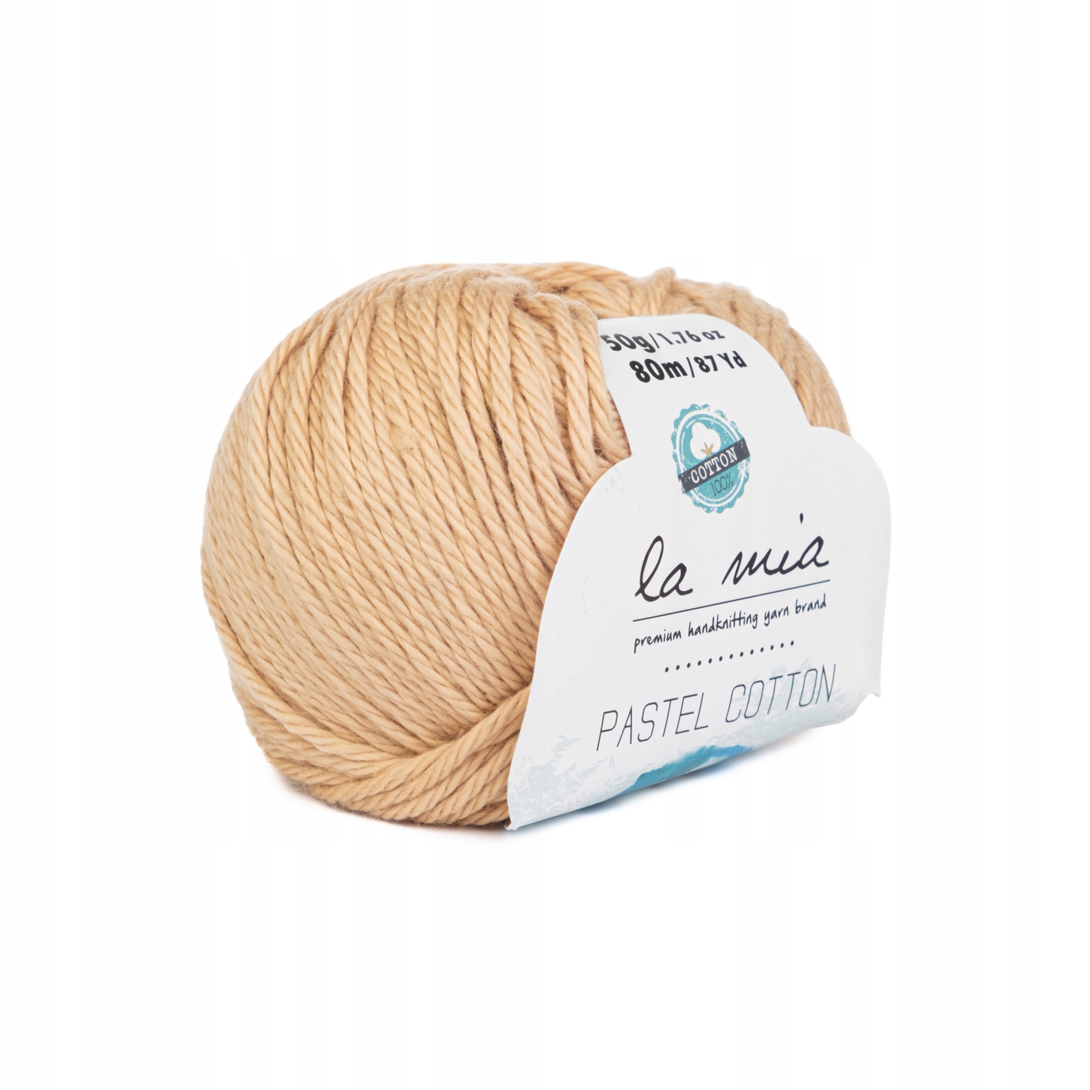 50g włóczka bawełna Pastel Cotton beżowy 177