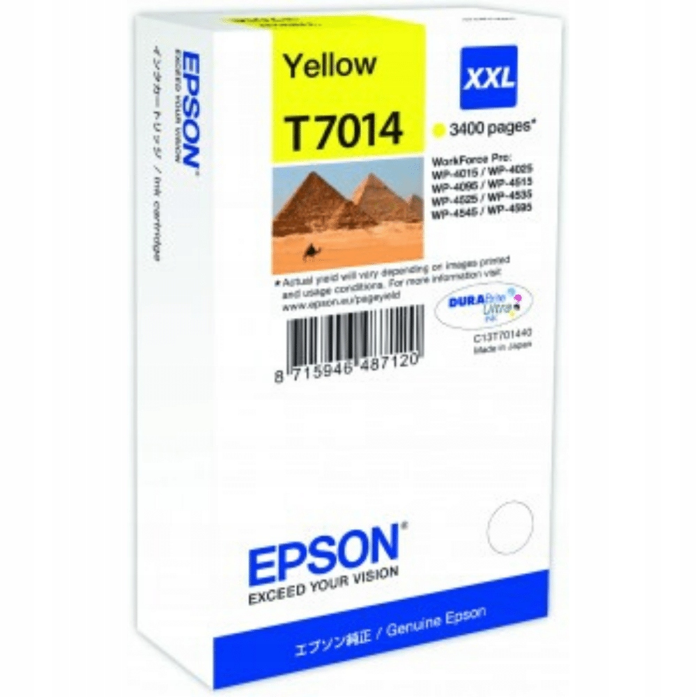 Tlač Epson T7014 žltá C13T70144010