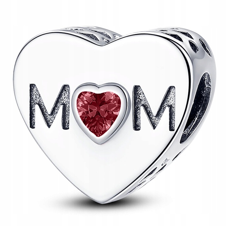 

Charms srebrny Mom Mama zawieszka koralik 925