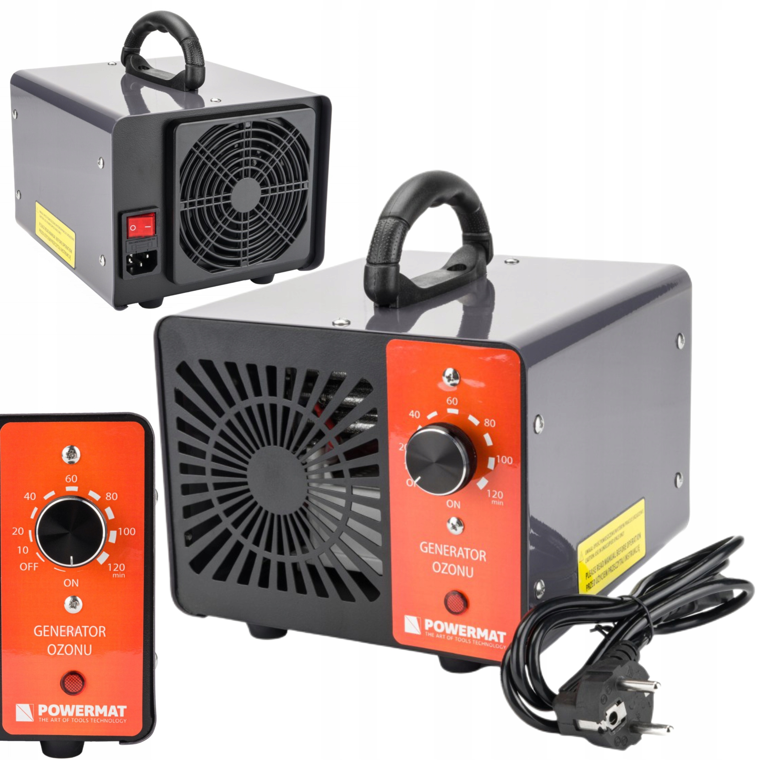 POWERMAT GENERATOR OZONU MOCNY 60 000 MG/H OZONATOR + TIMER PM-GOZ-60T