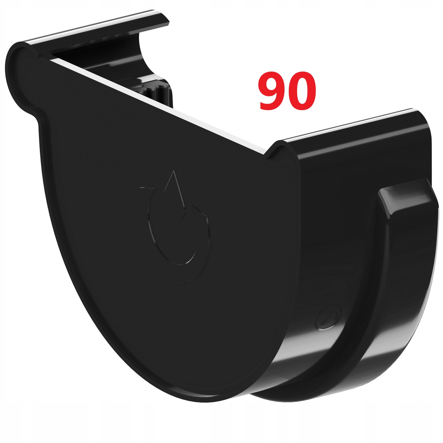 DENKO LEWE KROP PCV fi 125 ral 9005 CZARNE