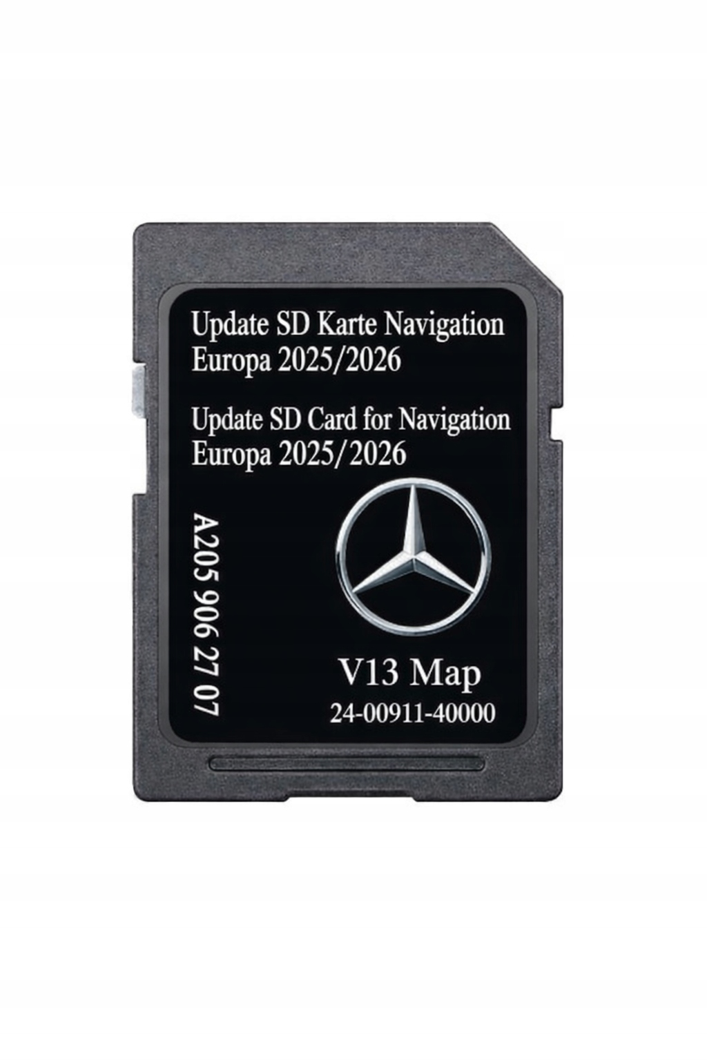 Mapa pro navigaci Evropa Mercedes 2026 v13 Ntg 5.5 paměťová karta Sd