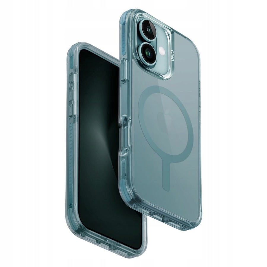Uniq etui Combat iPhone 16 Plus 6.7 Magclick Charging zielony