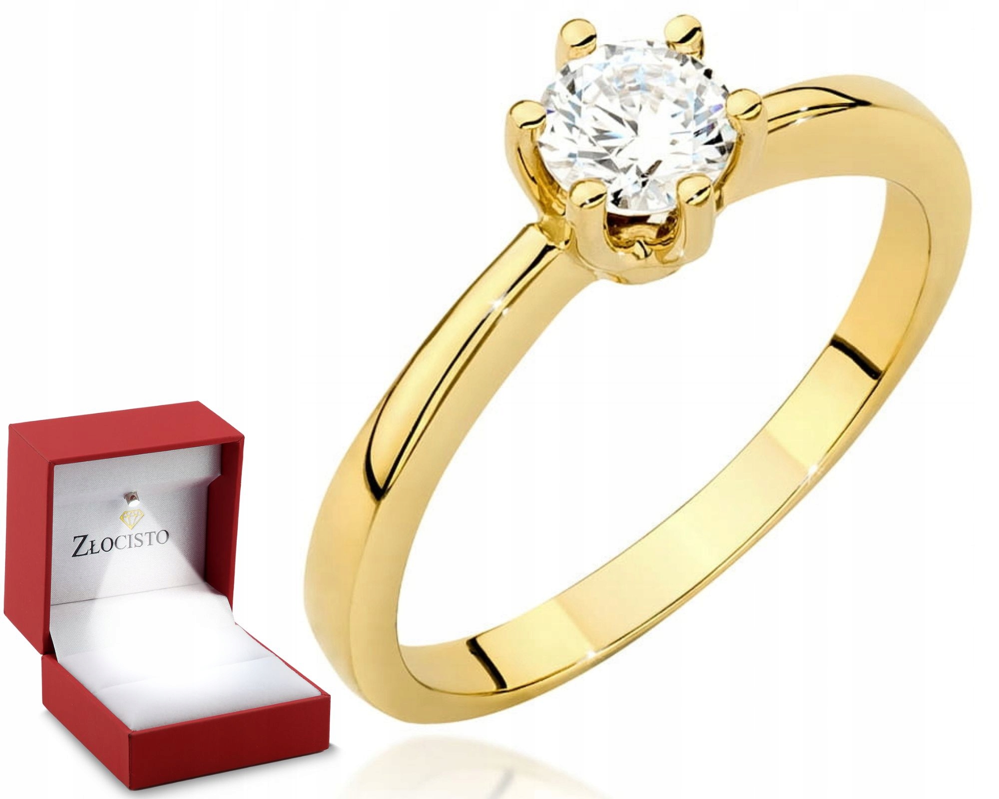 Zlatý Prstýnek S Briliantem 585 Gravírování Bonus