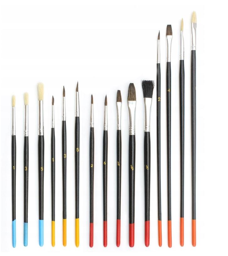 PODOBRAZIE + FARBY 24 SZTUKI + PĘDZLE + SZTALUGA + ZESTAW MALARSKI Liczba sztuk w zestawie 1 szt.