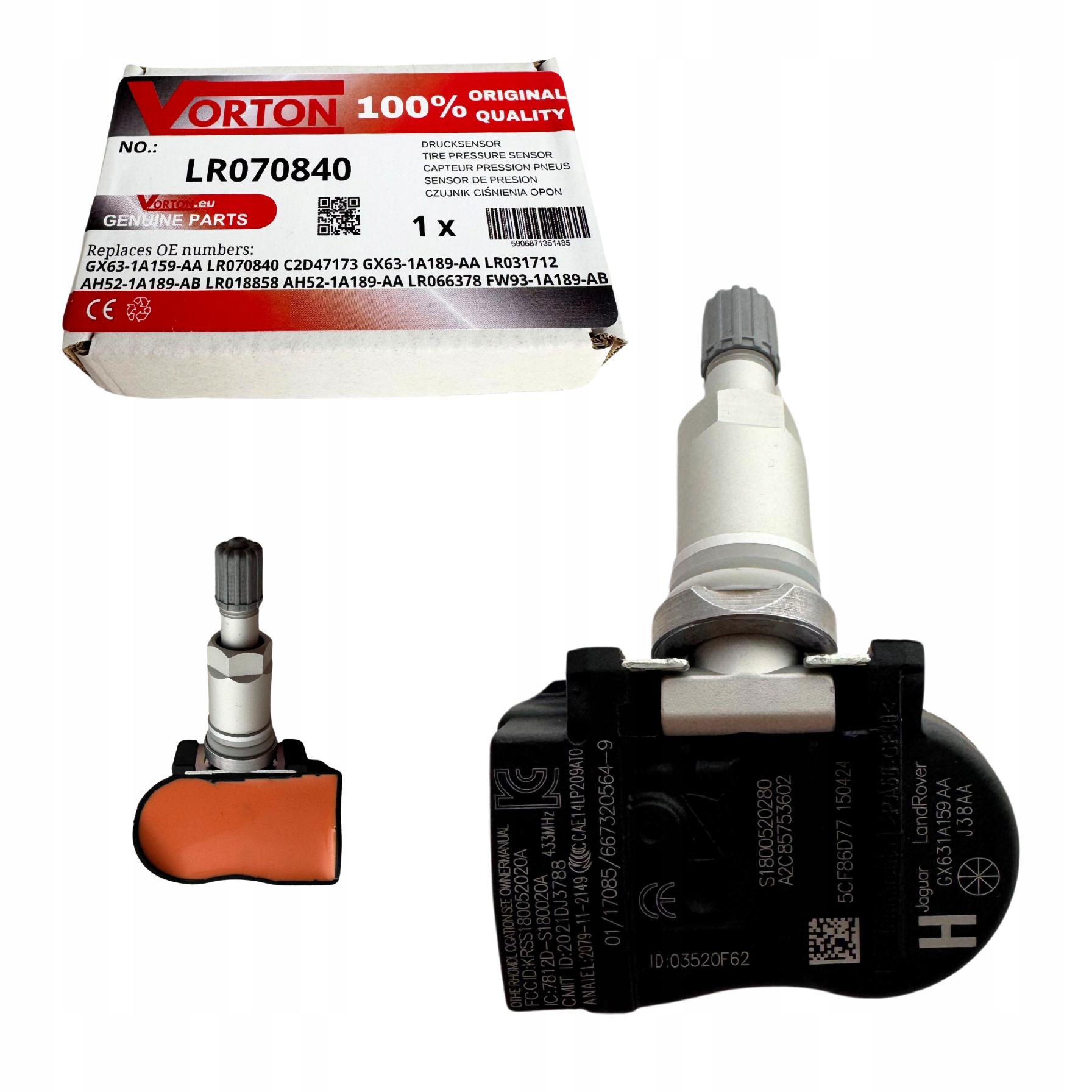 Senzor Tlaku Pneumatikách Snímače Land Rover Discovery L319 L462 Sport L550