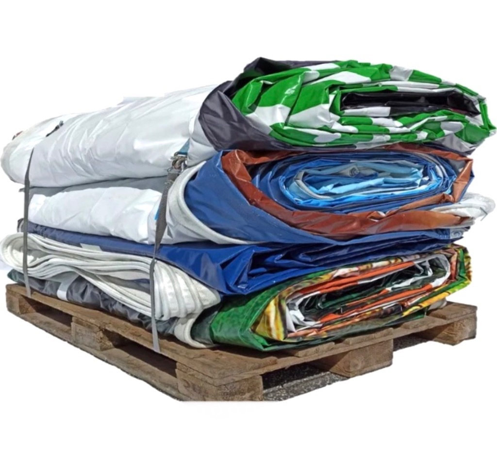 plandeka 2,5x5 pcv z banerów gruba mocna po reklamach poreklamowa banner