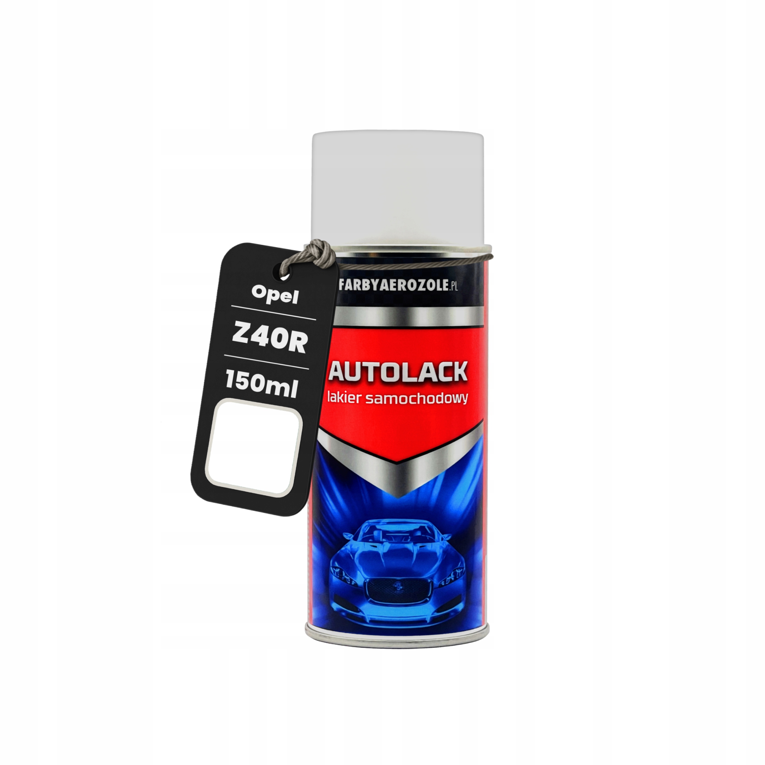 Gotowy Spray 150ml Lakier Akrylowy do Opel Z40R Arctic White Biały