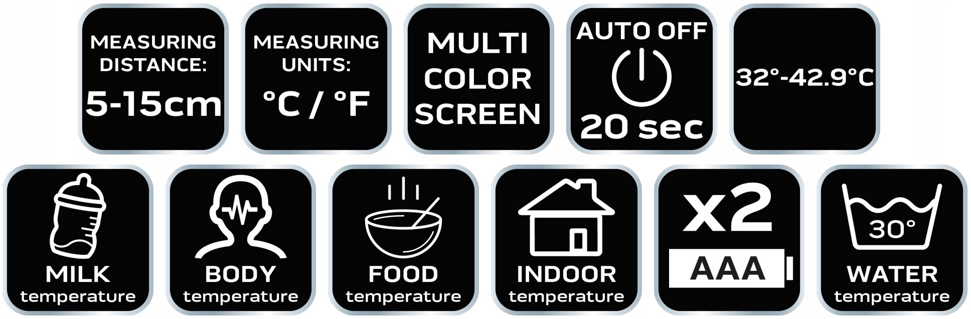 Pirometr miernik temperatury bezdotykowy NEO Producent code 75 270