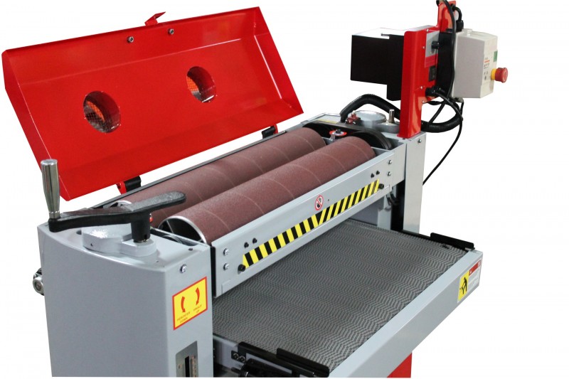 SZLIFIERKA SZEROKOTAŚMOWA DWU WALCOWA HOLZMANN 640mm miękkie twarde drewno Marka Holzmann