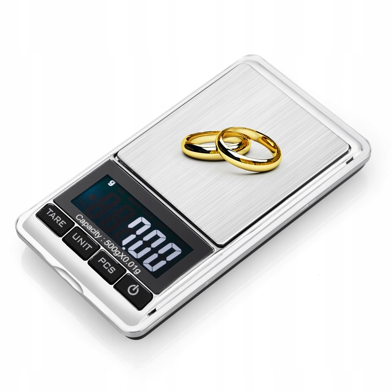 

Elektroniczna Waga Jubilerska LCD 0,1g 500g