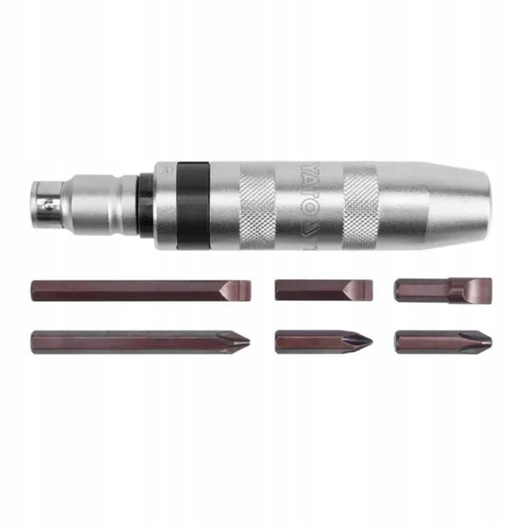 Šroubovák 6 bitů Yato YT-2801 CrV s kovovou rukojetí
