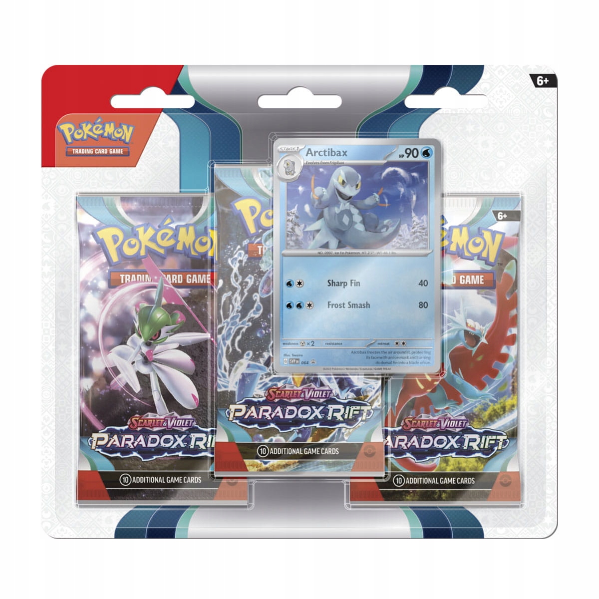 Pokemon Tcg: Scarlet & Violet Paradox Rift 3-Pack Blister