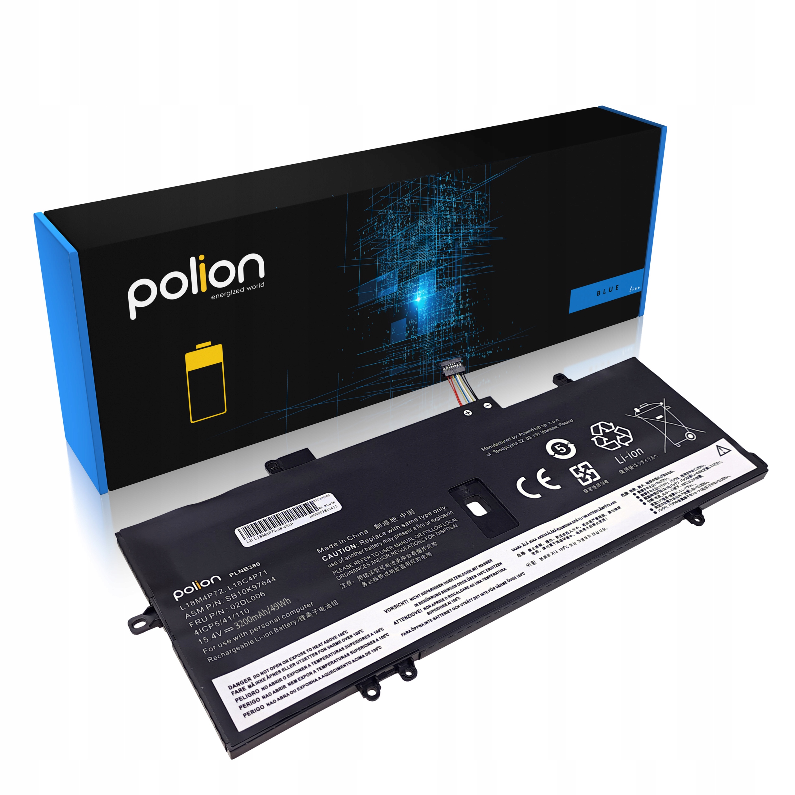 Baterie L18C4P71 L18M4P72 L18L4P71 pro Lenovo ThinkPad X1 Carbon