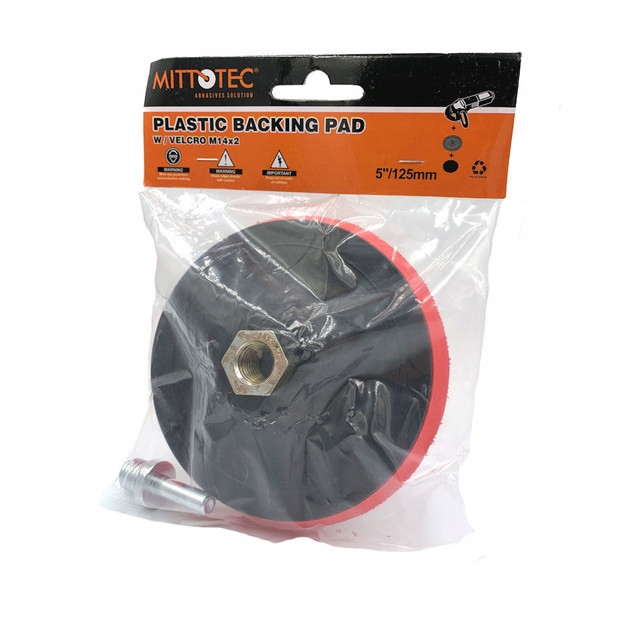 DYSK DO TARCZ ŚCIERNYCH NA RZEP 125mm ADAPTER 6mm